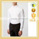 White Long Sleeve Stretch Dress Shirt thumbnail-1