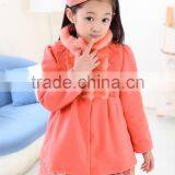 Autumn and Winter Girls in Children in the Long Fur Coat Imitation Suede Windbreaker Jacket thumbnail-5