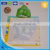 Trade Assurance Combed Cotton Screen Printing Terry Children Poncho Beach Towel thumbnail-2