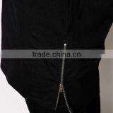 New Arrival Hiphop Tee Shirt Long Sleeve T-shirt Side Zipper Tshirt thumbnail-4