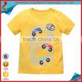 50LF# O-neck Short Sleeve Soft Cotton Short Sleeve T-shirts Polo Shirts Baby Clothes thumbnail-2