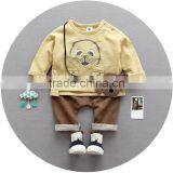S17675A Children Clothes Boy Clothing Set Long Sleeve Tops+pants Baby Boy Clothes 2pcs Set thumbnail-2