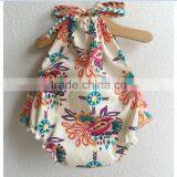 S17539A 2017 New Children's Boutique Clothes Girls Flower Romper thumbnail-1