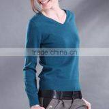 Women's Knitwear Long Sleeve Merino Wool Top Pullover Sweater Shirt thumbnail-2