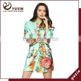 Small Order Accept Bridesmaid Gift Bridesmaid Robe Kimono Wedding Robes LF006 thumbnail-1