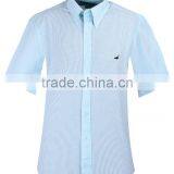 2017 Latest Design Seersucker Men's Short Sleeve Shirt thumbnail-2