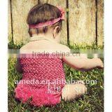 Baby Chiffon Ruffles Bloomer Panties - Hot Pink thumbnail-1