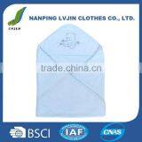 100% Cotton Terry Hooded Bath Towel for Infant, Baby and Toddler thumbnail-1