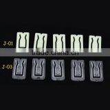 Wholesale Garment Accessories 3.4*1.9*0.25cm Plastic Clips for Garment Packing thumbnail-2