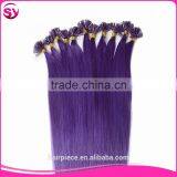 Factory Frice Nail Hair Extension Tangle Free No Shedding Brazilian Human Hair Pre Bonded U Tip Hair thumbnail-4