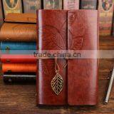 Wholesale Customized Retro Vintage Leather String PU Leather Journal Diary Journey Notebook thumbnail-2