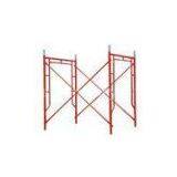 Hot-dip Galvanised Q235 Steel H Frame Red Scaffolding System for Building