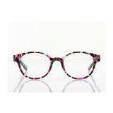 Large Round Cellulose Propionate Eyeglass Frames For Girls , Cute Glasses Frames