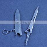 Japan Anime Figure Movie Metal Keychain Pendant thumbnail-3