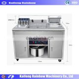 Commercial counter top electric chicken deep fryer, fried chicken wings fryer machine