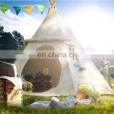 High Quality Children Play Tent Huge Indian Canvas Teepee Tent Kids Toy Tent With Window thumbnail-5