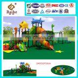 Kindergarten Outdoor Fitness Kids Playground Equipment Children Plastic Slide for Sale, Rock Climbing Wall thumbnail-3