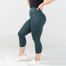 Woman's plus size Capris Activewear Exercise Leggings w/Designs&Digital&Mesh
