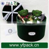 Custom Design Good Looking Round Cardboard Flower Shipping Box thumbnail-1