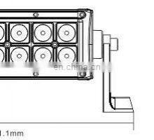 LED6-36 LED Light Bar 36w 2880lm 7inch Combo Beam Double Row for Auto Automotive Lighting System Work Light E Pistar LANTSUN thumbnail-3