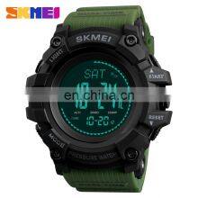 Army Green Smart Watch Custom Pressure Monitor 2018 Skmei 1358