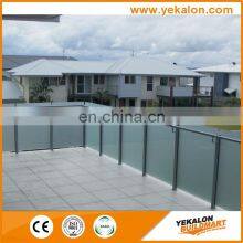 Hot Selling Good Quality Classic Design Semi Frameless Modern Durable Aluminium Glass Terrace Railing Designs thumbnail-2