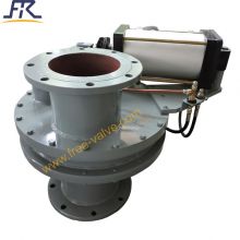 Pneumatic Metal Seated Rotary Double Disc Gate Valve