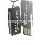 Mini Usb Swivel Flash Drive With Advertising Keychain Promotion Usb Flash Drive for Wholesale