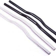 Titanium Handle Bar for Brompton Bicycle 7° Riser 25.4mm Can Fit w3 Sixty Folding Bike Lightweight (TITANIUM COLOR, 560) thumbnail-1