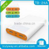 Double Input 4A and Double Ouput 3.1A TB-24A 15600mAh Power Bank thumbnail-1