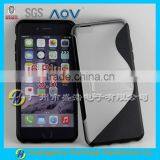 Wholesale S Line TPU & PC Stent Cellphone Case Cover Shell for Apple for Iphone 6 Plus 5.5