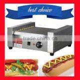 7 Roller Hot Dog Sausage Grill Machine