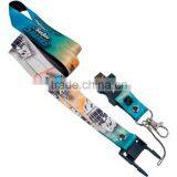 Wholesale Price Graded Colors Lanyard Usb