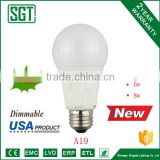 A19 dimmable led bulb housing one for each color box