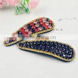 Hot New Fresh Wind Latest European And American Retro Simple Little Hair Clips With Full Stone thumbnail-3