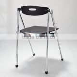 Yes Folded Best Selling Model Cheap Plastic Visitor Chair