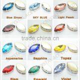 Fashional Fancy Glass Rhinestone, Colours Glass Stones With Setting for Wedding Dress thumbnail-1