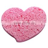heart shape kitchen sponge/ cleaning sponge