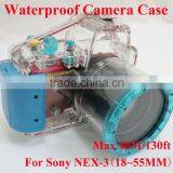 Diving Equipment Camera Case Underwater Waterproof Camera Hard Bag Casing for Sony NEX3 Digital Camera
