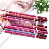 Professional Lipliner pencil Waterproof wooden blend Lip Liner Pencil 15CM 23 Colors Per Set Hot 2016 makeup lipstick tool