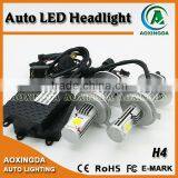 3600LM CREE 50W H4 Hi/Lo LED Headlamp