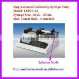 Single-channel Laboratory Syringe Pump, Model: LSP01-2A, 0.01mL to 60 mL Syringe, Infusion Mode, Max. Linear Rate: 13 Mm/min