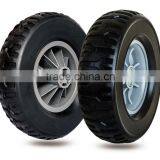 10 inch generator semi-pneumatic rubber wheel for hand truck, garden cart