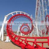 Hot!!! Amusement Park Rides the 6-loop Roller Coaster for Sale thumbnail-1