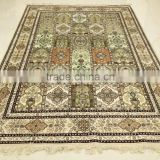 turkish Modern handmade silk carpet hand knotted silk rug carpet
