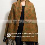 Jacquard Patternwoven 100%acrylic Cashmere Scarf India thumbnail-3