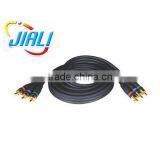 Component Audio Video Cable gold 3RCA