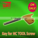 Flag-shaped Key for Tool holder