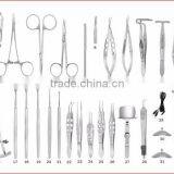 Ophthalmic Instruments Set of 34 PCs