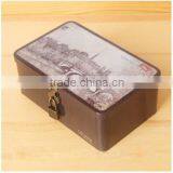 Vintage Style Diary Box, Collecion Tin Box With Lock thumbnail-6